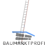 HYMER Alu-Anlegeleiter Type 6011 Sprossen=16 L�nge=4,68 m