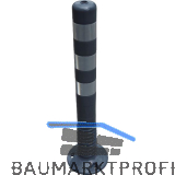 Absperrpfosten ASK 80/750 grau Kunststoff