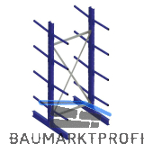 META Kragarm-Grundregal doppelseitig H�he 3000 mm Tiefe 800 mm Last 250/1250 kg