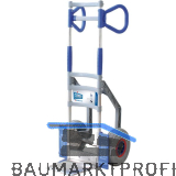 Profi-Klapprodel mit Luftbereifung Tragkraft 150 kg Schaufel 245x220 mm