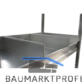 META Sch�ttgutmulde verzinkt komplett 1000 x 300 x 150 mm