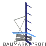 META Kragarm-Anbauregal einseitig H�he 3000 mm Tiefe 600 mm Last 140/1000 kg