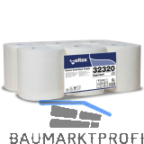 Putzpapier-Rolle wei� 200 mm 2-lagig Packungsinhalt 6 Rollen