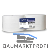 Putzpapier-Rolle wei� 240 mm 2-lagig Packungsinhalt 2 Rollen