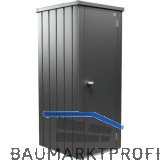 BIOHORT Terrassenschrank Julia L High dunkelgrau