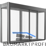 BIOHORT Gew�chshausaufsatz Florentina 2 x 0,5 quarzgrau