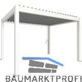 BIOHORT Pergola Gr. 4 x 3,5 wei�/silber