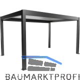 BIOHORT Pergola Gr. 4,5 x 3 dunkelgrau/silber