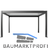BIOHORT Pergola Gr. 4,5 x 3 dunkelgrau/wei�