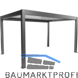 BIOHORT Pergola Gr. 4,5 x 3 quarzgrau/wei�