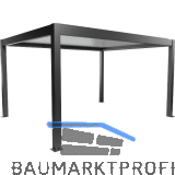 BIOHORT Pergola Gr. 4,5 x 3,5 dunkelgrau/wei�