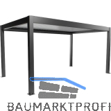 BIOHORT Pergola Gr. 5 x 3 dunkelgrau/wei�
