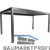 BIOHORT Pergola Gr. 5,5 x 3 quarzgrau