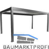 BIOHORT Pergola Gr. 5,5 x 3 quarzgrau/silber