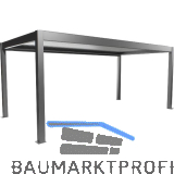 BIOHORT Pergola Gr. 6 x 3 quarzgrau/silber