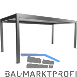 BIOHORT Pergola Gr. 6 x 3 quarzgrau/wei�