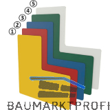 FATH Bodenmarkierung L-Form rot 50mm