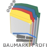 FATH Anh�nge-Sichttasche DIN A5 quer gelb 230 x 205mm