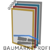 FATH Dokumentenfenster magnetisch DIN A4 blau 327 x 240mm