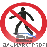 FATH Bodenschild Fu�g�nger verboten 450mm