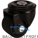 D�RNER + HELMER Lenkrolle Kunststoff Schwarz 50 mm 300 kg