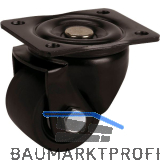 D�RNER + HELMER Lenkrolle Schwarz Platte 75 mm 600 kg