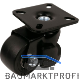 D�RNER + HELMER Schwerlast-Heberolle mit Polyamidrad Platte 65 mm 300 kg