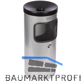 TKG Sicherheits-Wandabfallascher silber