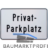 Parkplatzschild Privat-Parkplatz 300 x 200 mm