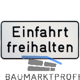 Hinweisschild Einfahrt freihalten 330 x 170 mm