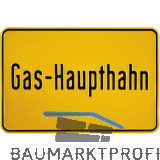 Hinweisschild Gas-Haupthahn 300 x 200 mm