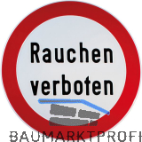 Verbotsschild Rauchen verboten rund 315 mm