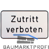 Hinweisschild Zutritt verboten 250 x 150 mm