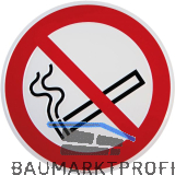 Verbotsschild Rauchen verboten Symbol rund 200 mm