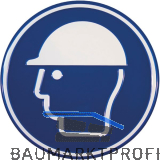 Gebotsschild Kopfschutz rund 200 mm