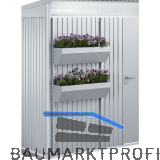 BIOHORT FloraBoard silber-metallic