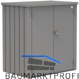 BIOHORT Terrassenschrank Romeo L quarzgrau-metallic