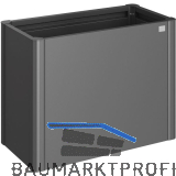 BIOHORT HochBeet 1 x 0,5 dunkelgrau-metallic