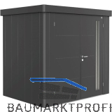 BIOHORT Ger�tehaus Neo 1B dunkelgrau-metallic Doppelt�r