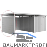 BIOHORT Seitendach-Seitenwand HighLine H5 silber-metallic