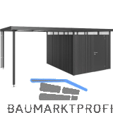 BIOHORT Seitendach HighLine H5 dunkelgrau-metallic