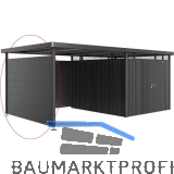 BIOHORT Seitendach-Seitenwand HighLine H5 dunkelgrau-metallic