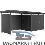 BIOHORT Seitendach-R�ckwand HighLine H2, H3, H4, H5 dunkelgrau-metallic