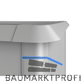 BIOHORT Schneckenschutz HochBeet 2 x 1 silber-metallic