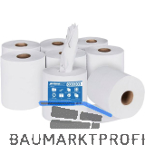 Putzpapier-Rolle Maxi primaSOFT wei� 2-lagig Packungsinhalt 6 Rollen