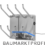 OSKARI Schuhtrockner Bora 4 breit Edelstahl