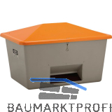 Streugutbeh�lter mit Entnahme ohne Staplertasche 550 Liter grau/orange