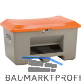 Streugutbeh�lter Plus3 mit Entnahme und Staplertasche 400 Liter grau/orange