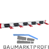 BRUNS Alu-Ger�tehalterschiene mit 5 Haltern L�nge 750 mm
