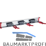 BRUNS Alu-Ger�tehalterschiene mit 3 Haltern L�nge 500 mm